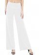 Women's Formal Pants Solid Color Wide Leg Casual Sports Pants Straight Leg