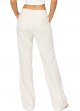 Women's Casual Linen Pants - 32" Inseam Oceanside Drawstring Smocked Waist Lounge